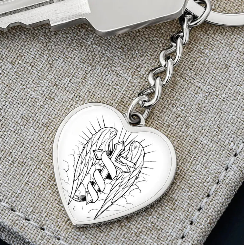 Guardian Angel Keychain